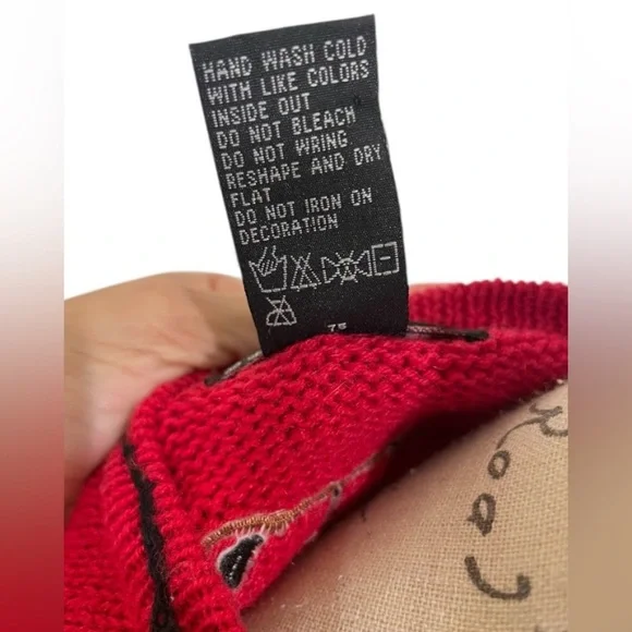 Designer Originals Studio Christmas Sweater Vest S – Ugly Holiday Party Teddy - Picture 7 of 7